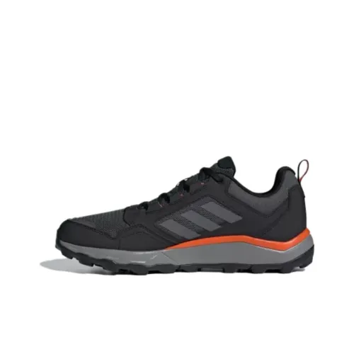 adidas Terrex Tracerocker 2 Амортизаторы Shock Absorbers Противоскользящие Устойчивые к истиранию Низкий Топ Походная обувь Мужская Черный Серый