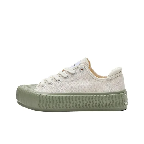 Excelsior Low-Top Canvas Shoes Beige Green Unisex Эксельсиор Низкие Кеды Бежево-Зеленые Унисекс