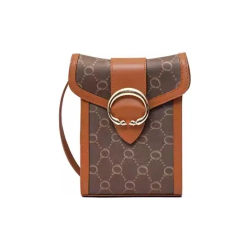 Azzurra Gronchi Сумка через плечо из коровьей кожи средний размер женская коричневый