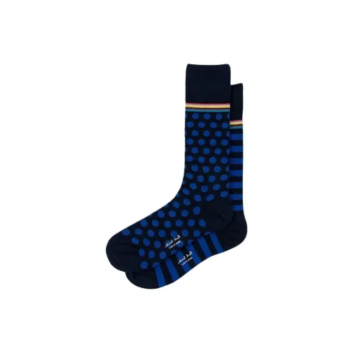 Paul Smith 2 пачки темно-синих мужских носков MID до икры