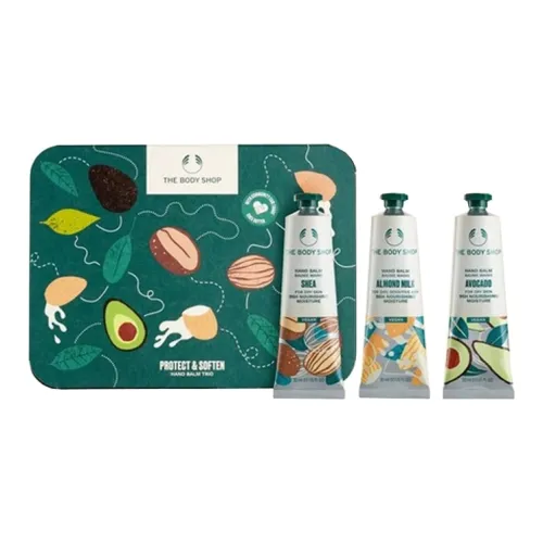 TheBodyShop Nourishing Hand Крем Набор Shea Butter 30 мл + Кунжутовое масло 30 мл + Миндальное масло 30 мл