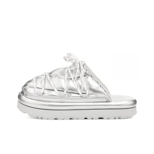 UGG Домашние тапочки Женские Серебряные