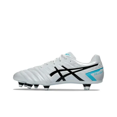 ASICS DS LIGHT Series SG Мягкая трава Футбольные бутсы Мужской Белый Черный Синий