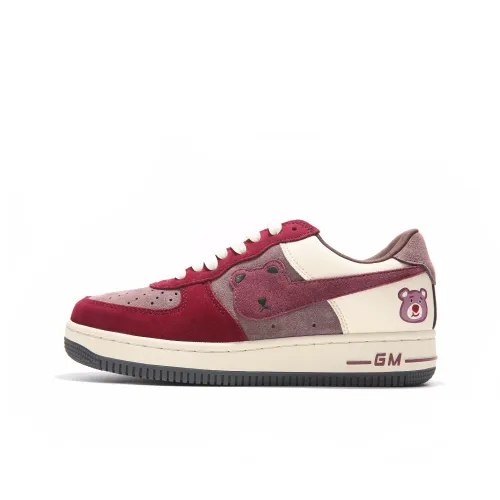 GOLD MEMBER BEAR MID Топ Скейтборд Кроссовки Унисекс Бордовый