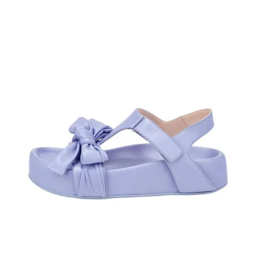 AGL One Ремешок Сандалии 3 см Женские Фиолетовые