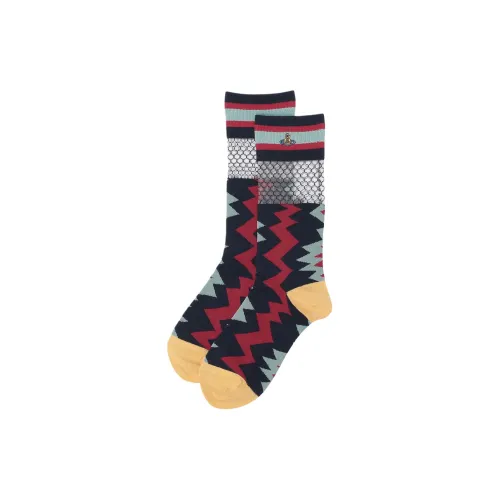 Vivienne Westwood Морской синий Женские MID Носки до икры