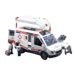 Большая многофункциональная медицинская машина [трансформируемая кровать + медицинская комбинация + минифигурка]