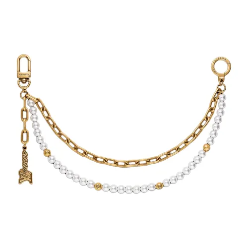 LOUIS VUITTON Металлический ремень для сумки аксессуар женский золотой