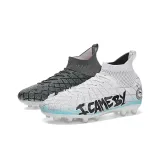 Несовпадающий Белый+Черный Серый Длинный Шип