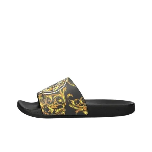 VERSACE JEANS COUTURE Слипоны Мужские Черные