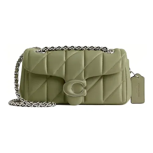 COACH Tabby Кожа Наппа GOD OF Вино Сумка Сумка Сумка через плечо Маленькая Женская Мохово-зеленая