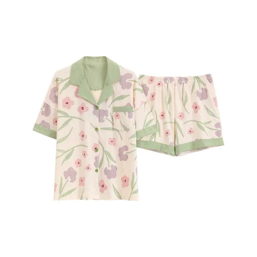 The Story Of The Flower Season Пижамный комплект женский абрикосовый