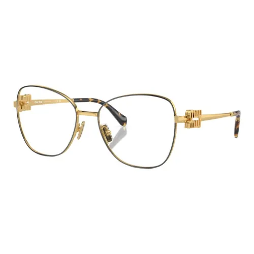 MIU MIU Металл Бабочка Оправы для очков Женские Золото