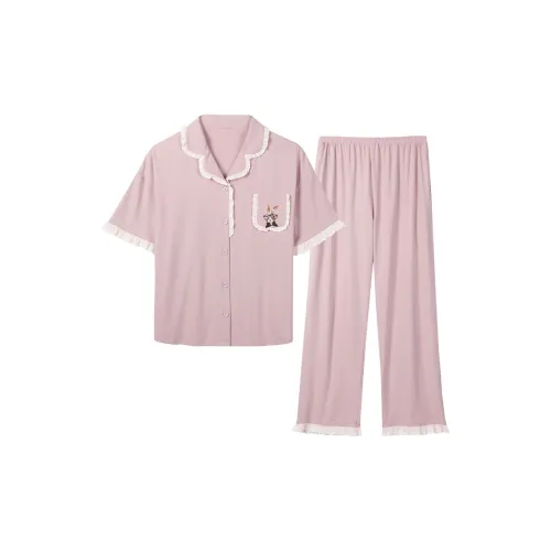 Kerener Pajama Комплект Женский Розовый