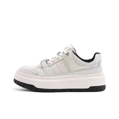 CHERRY KALIKA Юбка Устойчивая к истиранию Легкая Дышащая Низкие Кроссовки для скейтбординга Женские Экрю