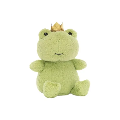 JELLYCAT Amphibian Reptile Collection Crown Лягушка Кукла Плюшевая Кукла 13 см Высота в Сидячем Позе