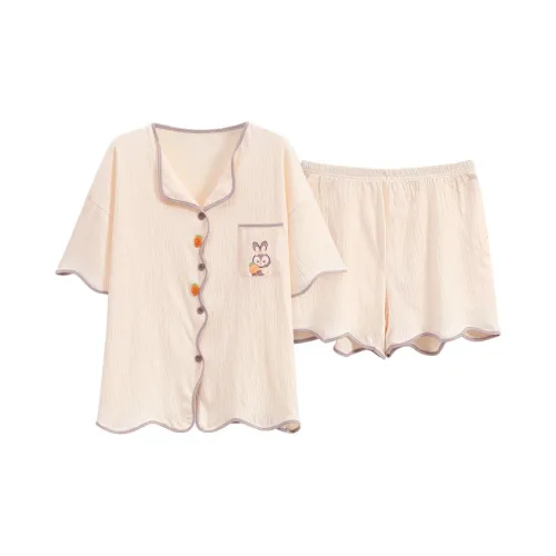 The Story Of The Flower Season Пижамный комплект женский абрикосовый