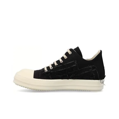 Rick Owens DRKSHDW Low-Top Canvas Shoes Мужские Черные