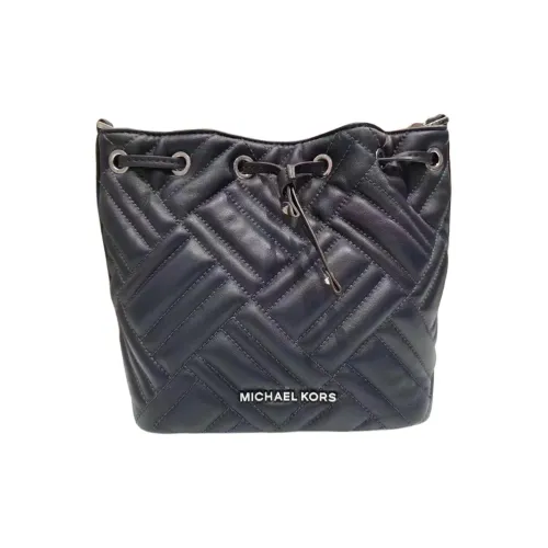 MICHAEL KORS Peyton Кожа Искусственная кожа Ведрообразная Сумка Сумка Сумка через плечо Мини Женская Черная