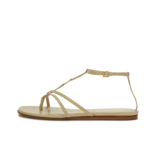 PALM ANGELS One Ремешок Сандалии Женские Бежевые
