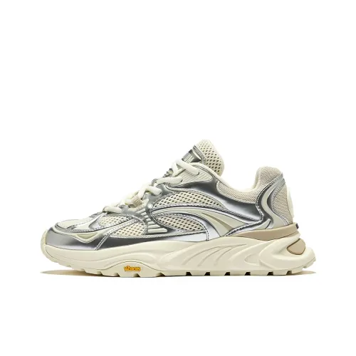 Палладий Slip-resistant Abrasion-resistant Низкий топ Casual Мужской Серебряный