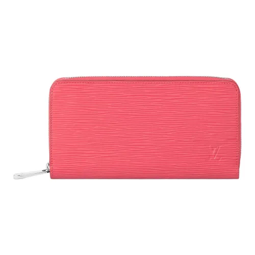 LOUIS VUITTON Zippy EPI Кожа Кошелек Женский Розовый Небесный