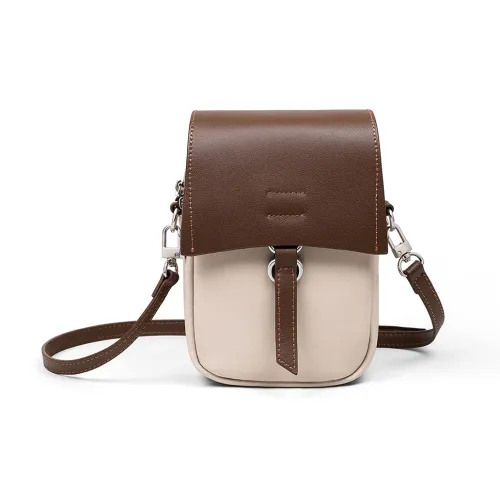 COMELY Сумки через плечо Белый и кофейный & Кофе Женские