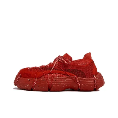 CAMPER Низкий Топ Casual Женский Красный