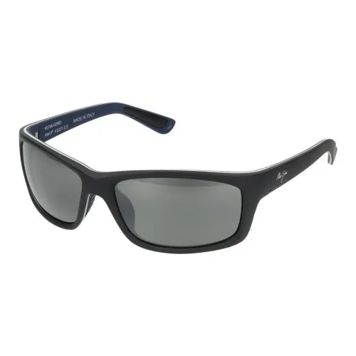 Maui Jim Nylon Rectangular Sunglasses Men's Black