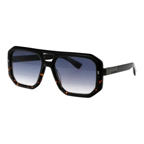 DSQUARED 2 Квадратные солнцезащитные очки унисекс черные