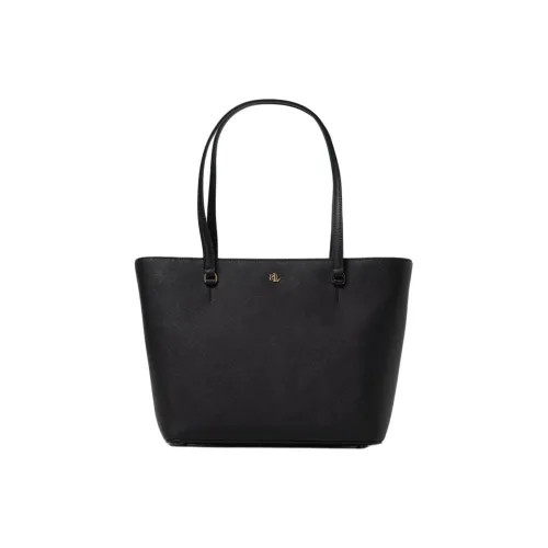 Polo Ralph Lauren Saffiano Синтетическая кожа Одно плечо Сумка Женская Черная