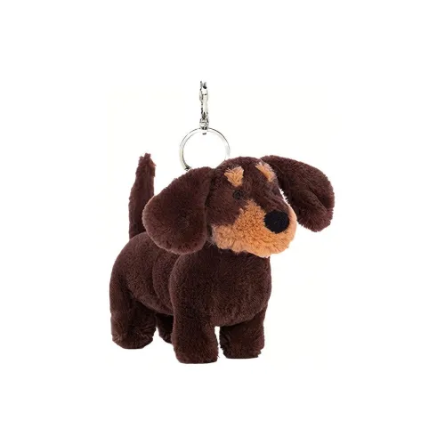 JELLYCAT Shy Collection Otto Колбаска Собака Сумка Крючок Куклы Плюшевый Брелок 11 см Высота