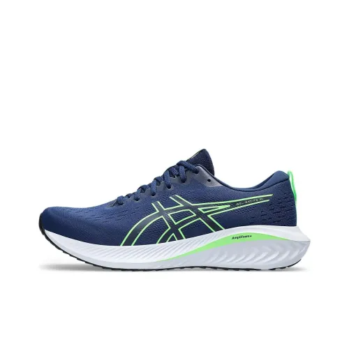 ASICS Гель Excite 10 Low Топ Беговые кроссовки Мужские Синие Зеленые