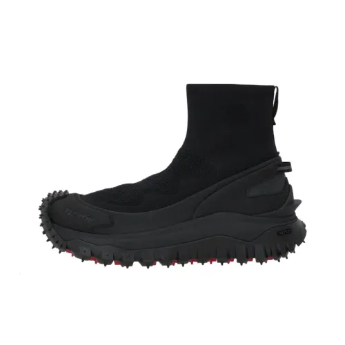 Moncler Trailgrip Low Топ Casual Женский Черный