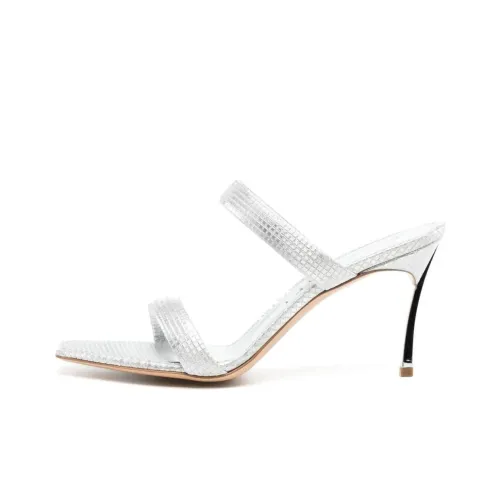 Casadei Слипоны Серебристые Женские
