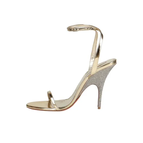 Christian Louboutin One Ремень Сандалии Серебряные Женские