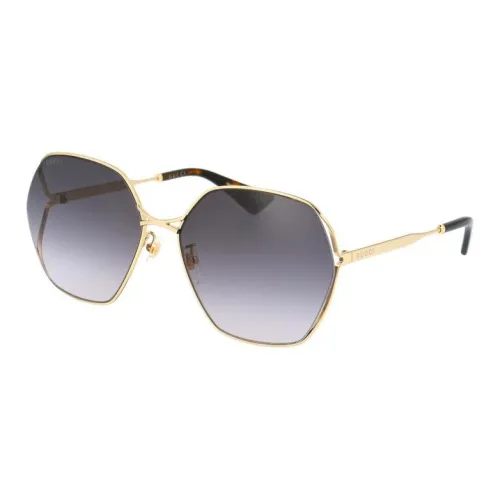 GUCCI Butterfly Солнцезащитные очки Женские Золотые