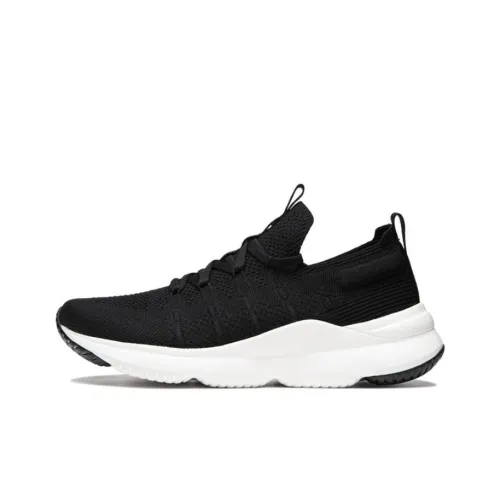 LiNing Yunshu Shock Absorbers Slip-resistant Abrasion-resistant Low Top Casual Women's Black White LiNing Yunshu Shock Absorbers Slip-resistant Abrasion-resistant Низкий Топ Повседневный Женский Черный Белый