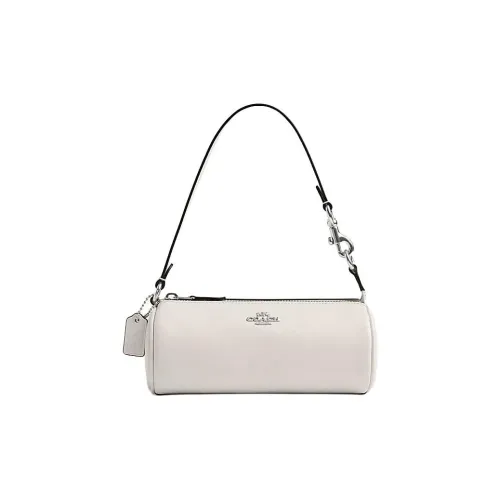 COACH Nolita Коровья кожа Цилиндрическая сумка Сумка через плечо Женская Белая