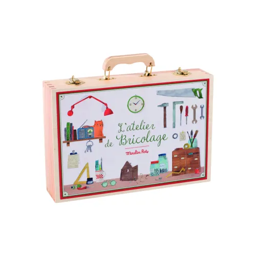 MOULIN ROTY Nostalgia Collection 14 предметов Детский деревянный набор инструментов для рук Игрушки