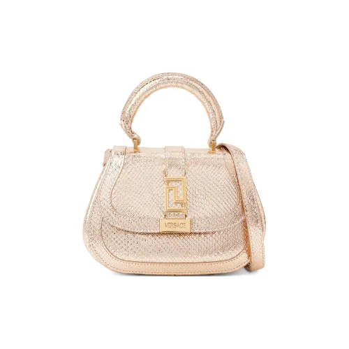 VERSACE Greca Goddess Телячья кожа Сумка через плечо Сумка Женская Кварц Розовый Розовый