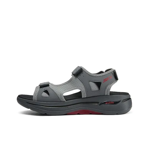 Skechers Пляжные сандалии Серый Красный Мужской