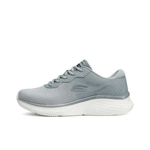 Skechers Низкий Топ Беговые Кроссовки Мужские Серые