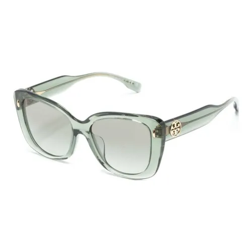 TORY BURCH Ацетат Кошачий глаз Солнцезащитные очки Женские Зеленый