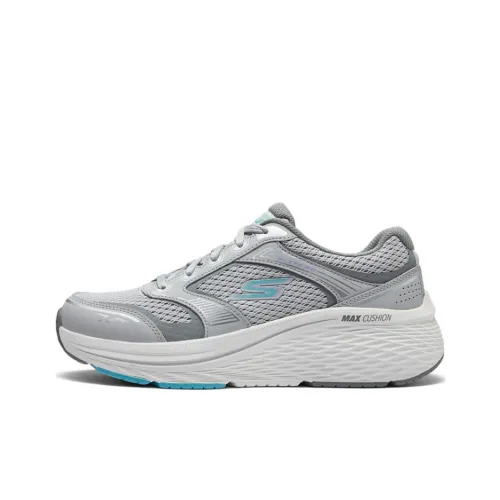 Skechers Max Cushioning Elite 2,0 Амортизация Износостойкие Низкие Кроссовки для Бега Женские Серый Синий