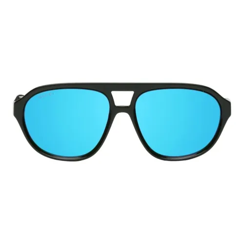 GUCCI Ацетат Aviator Солнцезащитные очки Унисекс Черный