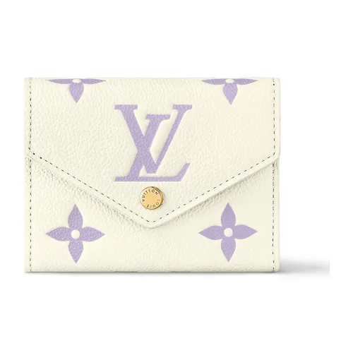 LOUIS VUITTON Кожа Кошелек Женский Белый и Фиолетовый