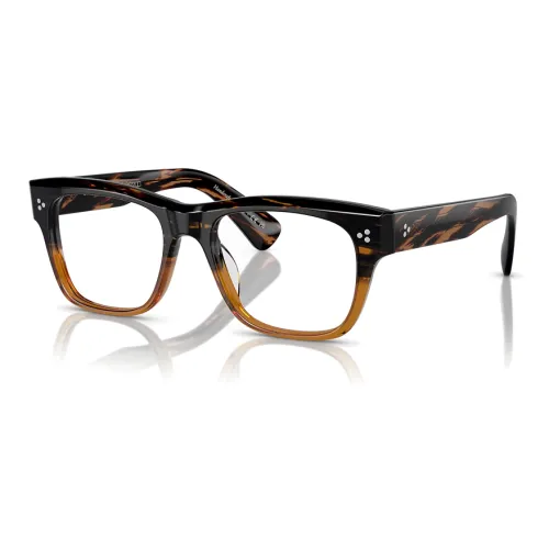 Oliver Peoples Ацетат Нерегулярная форма Оправа для очков Унисекс Черепаховый