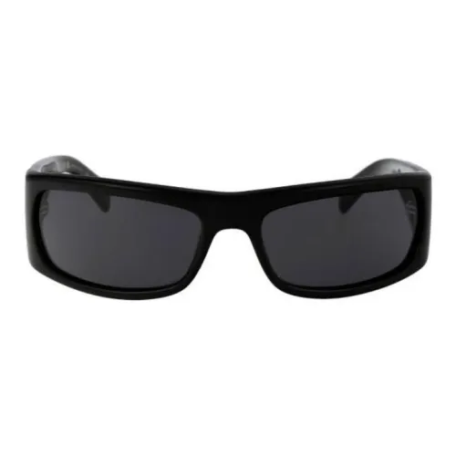 FERRAGAMO Прямоугольные Солнцезащитные очки Унисекс Черные