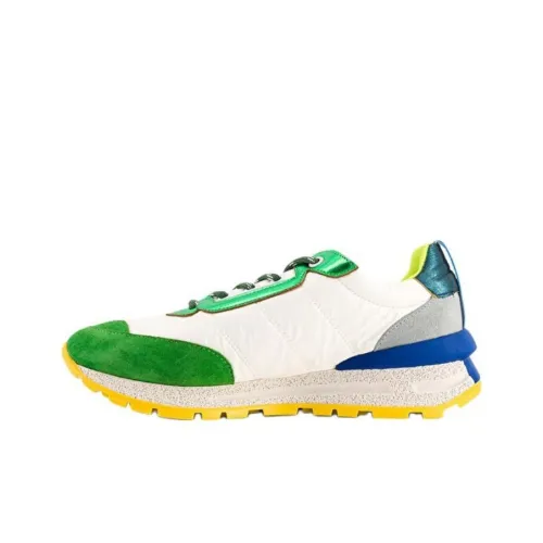 BENSIMON Низкий топ Повседневная обувь Женская Белый Зеленый